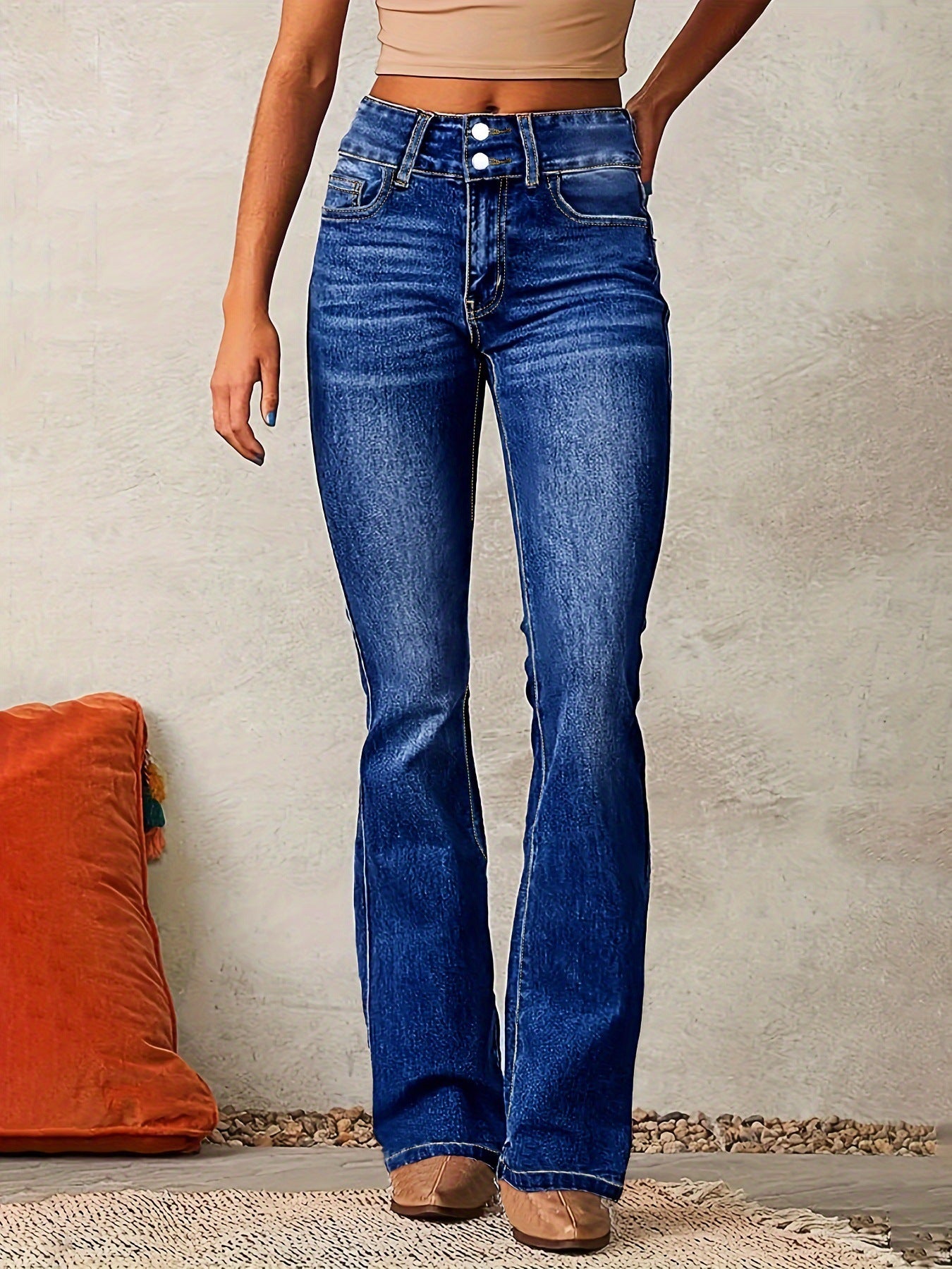 New Washed Street Skinny Retro Stretch Jeans