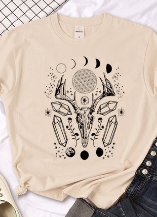 Witch Triple Moon Gothic Sun T-shirt