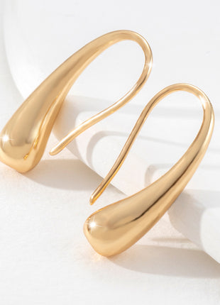 Metal Glossy Surface Earrings