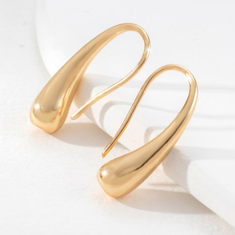 Metal Glossy Surface Earrings