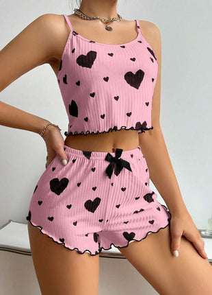 Summer Elastic Pyjamas Set
