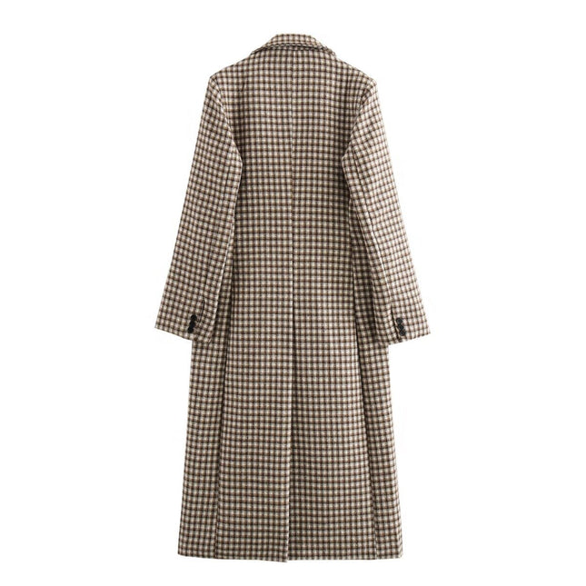 Single-breasted Overcoat Coat
