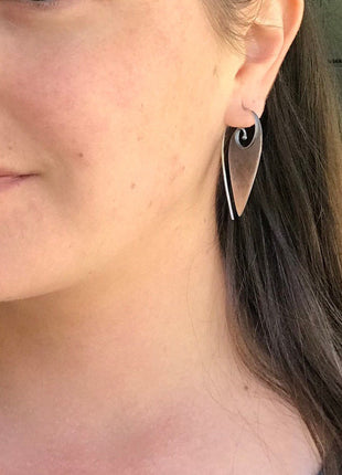 RETRO Geometric Triangle Metal Alloy Earrings