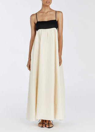 Cotton Linen Sleeveless Dress