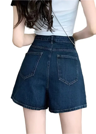 Denim Hip-wrapped Short Skirt