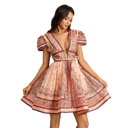 Vacation Style Short Dress
