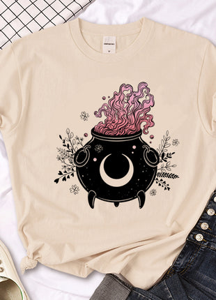 Witch Triple Moon Gothic Sun T-shirt