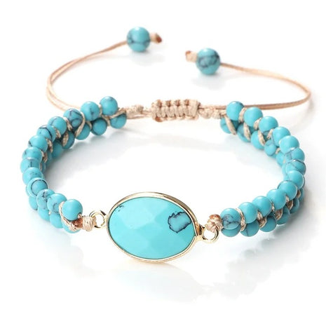 Natural Turquoise Beads Bracelet