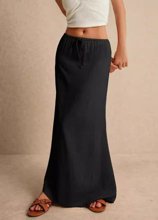 Slim Fit Long Skirt