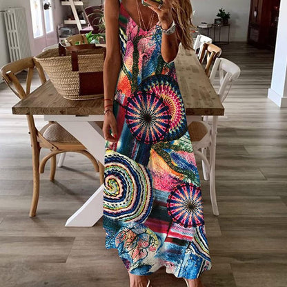 Elegant Vacation Skirt Loose And Ground Dress