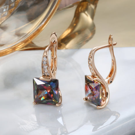 Natural Zircon Earrings
