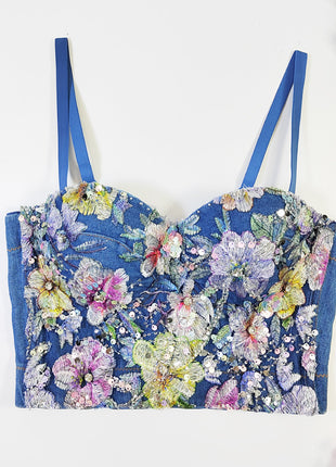 Cowboy One Piece Cup Strapless