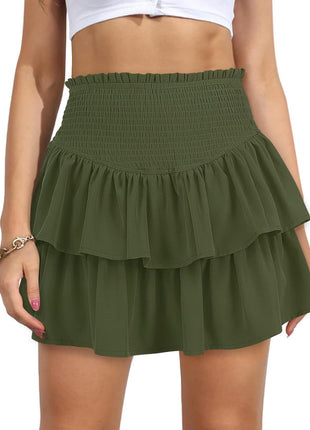 High Waist Slimming Mini Skirt