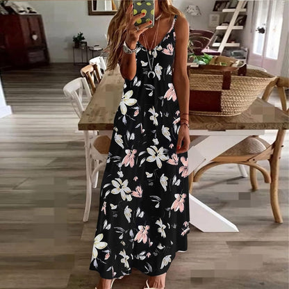 Elegant Vacation Skirt Loose And Ground Dress