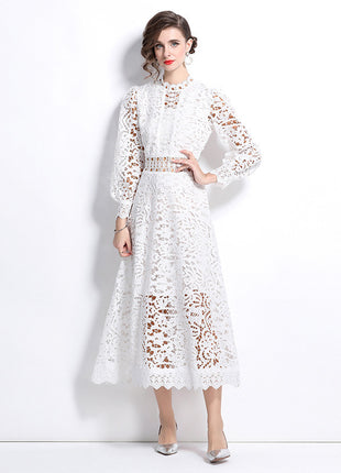 French Long Sleeves Dress