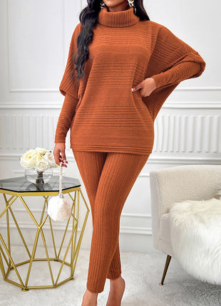 Casual Loose Long Sleeve Tight Pants Set