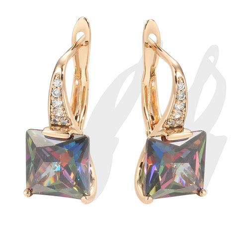 Natural Zircon Earrings