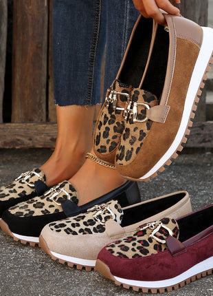 Fashion Women's Summer Metal Buckle Flat Shoes