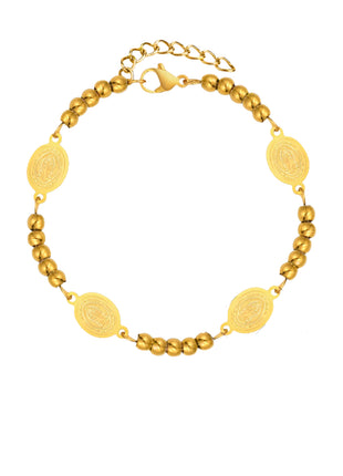 Stainless Steel Round Beads Bracelet