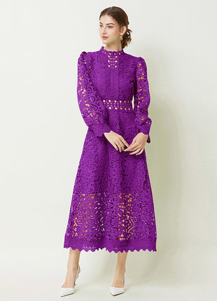 French Long Sleeves Dress