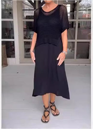 Ladies New Pure Knit Casual Suit