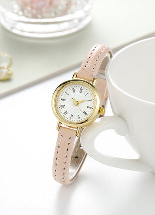 Simple And Compact Alloy Belt Watch