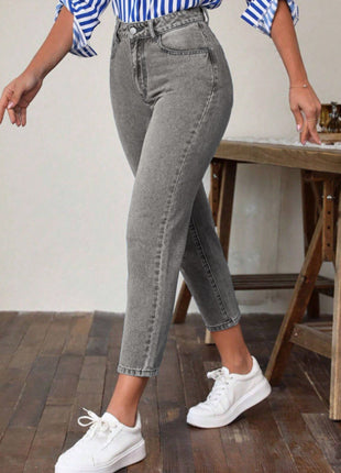 Retro High Waist Stretch Skinny Jeans
