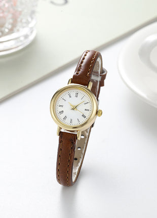 Simple And Compact Alloy Belt Watch