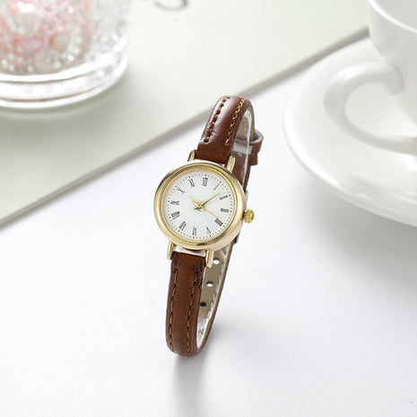 Simple And Compact Alloy Belt Watch