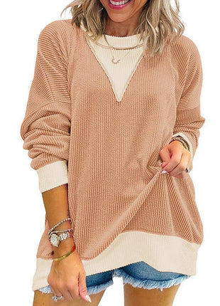 Round Neck Long Sleeve Pullover Sweater