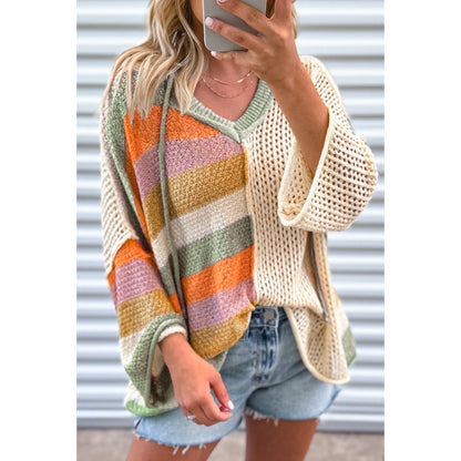 Pullover V-neck Sweater