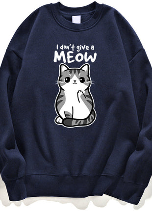 Cartoon Kitten Pattern Sweater