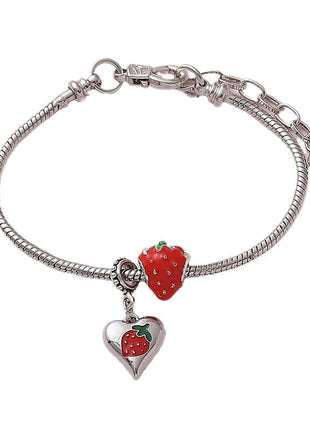 Sweet Cute Love Strawberry Bracelet