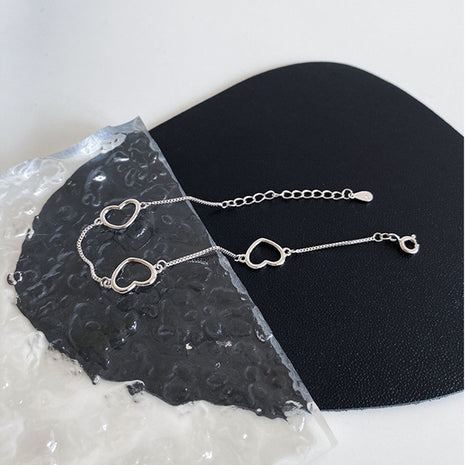 Attracting Hollow Heart-Shaped Bracelet