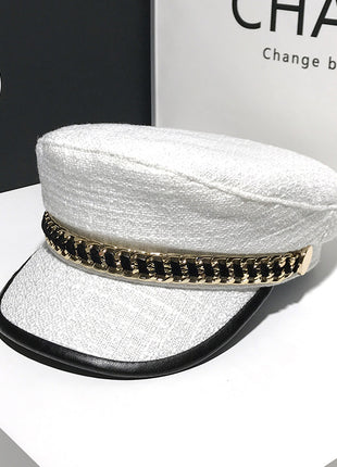 French Elegant Style Octagonal Cap