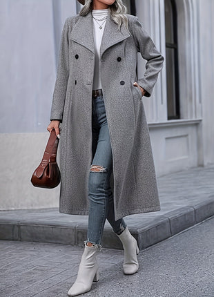 Temperamental Over knee Thickened Coat