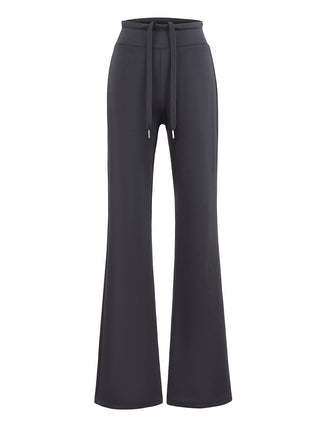 Vertical Bar Air Layer Drape Bootcut Trousers