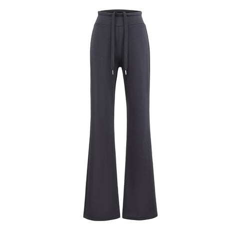 Vertical Bar Air Layer Drape Bootcut Trousers