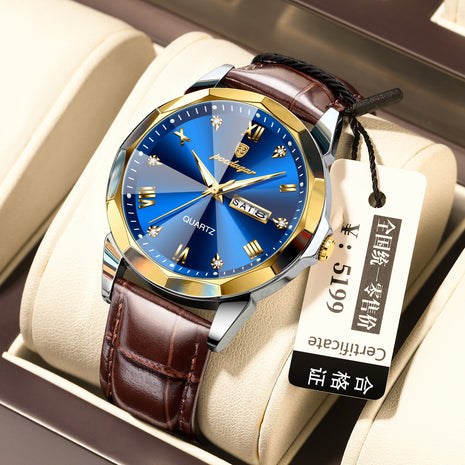 Belt Style Waterproof Luminous Fashion Quartz Watch