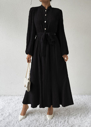 Graceful Personality Self-tie Dress