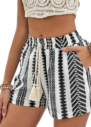 Elegant Special Lace-up Shorts