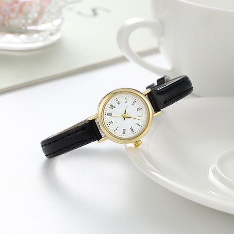 Simple And Compact Alloy Belt Watch
