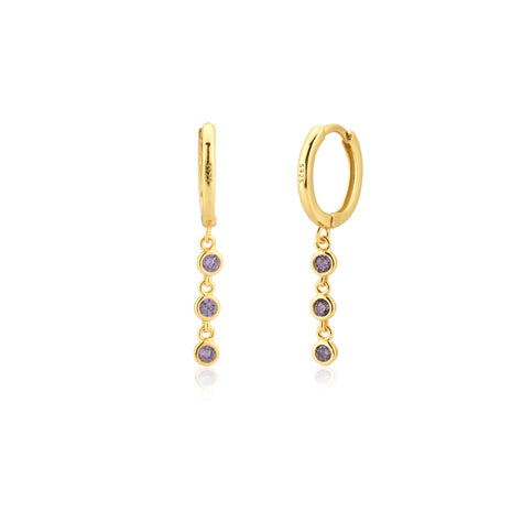 S925 Silver Zircon Stone Earrings