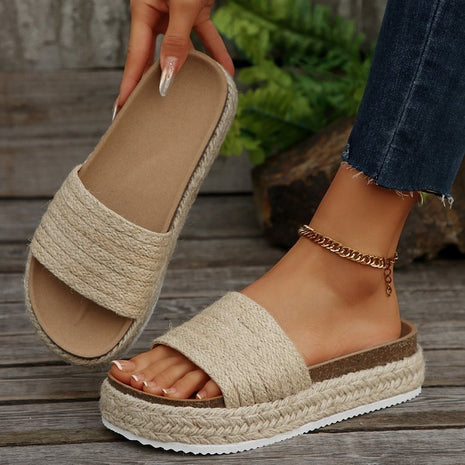 Hemp Rope with Muffin Bottom Mule