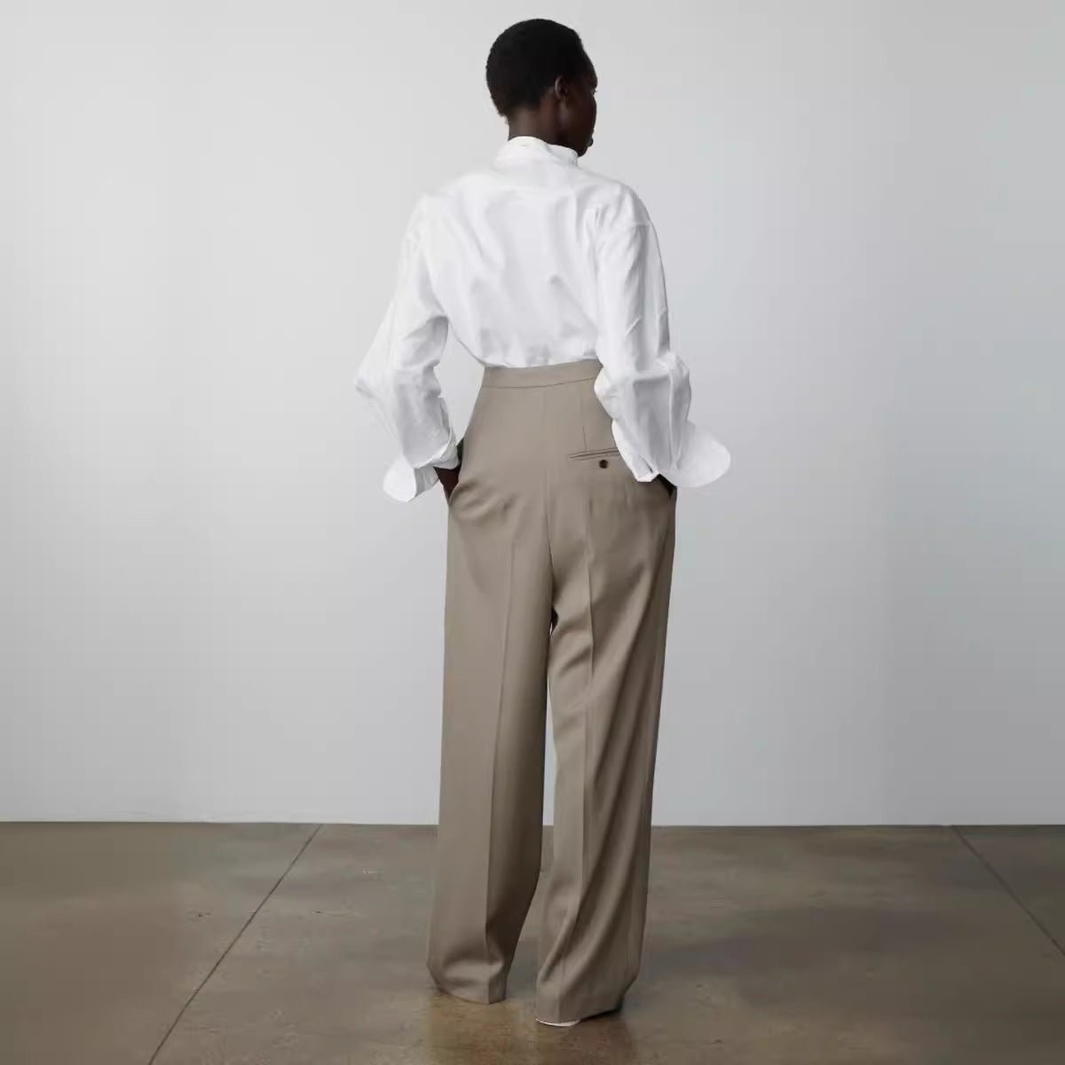 Fashion Straight Casual Wide-leg Pants