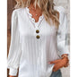 Undershirt Long-sleeved V-neck Top