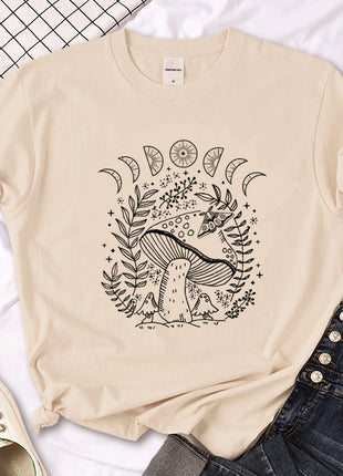 Witch Triple Moon Gothic Sun T-shirt