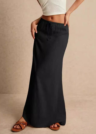 Slim Fit Long Skirt