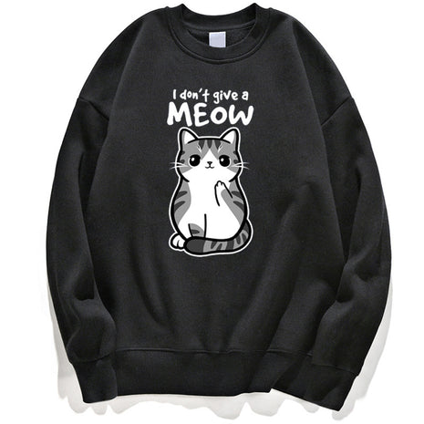 Cartoon Kitten Pattern Sweater