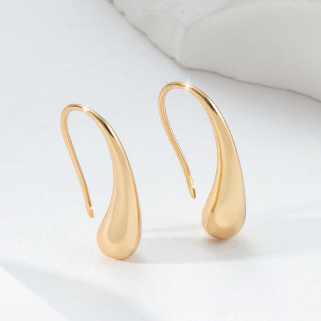 Metal Glossy Surface Earrings